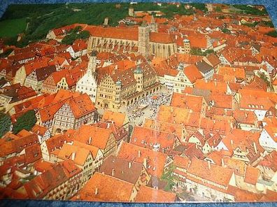 3929 / Ansichtskarte- Rothenburg ob der Tauber -- Luftaufnahme