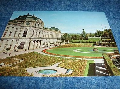 3953 / Ansichtskarte- Würzburg Residenz Hofgarten