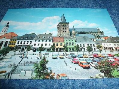 3959 / Ansichtskarte- Xanten-- Marktplatz