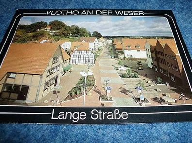 3972 / Ansichtskarte- Vlotho an der Weser-- Lange Straße