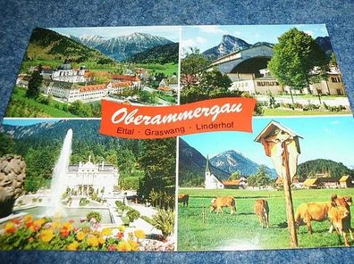 4002 / Ansichtskarte- Oberammergau