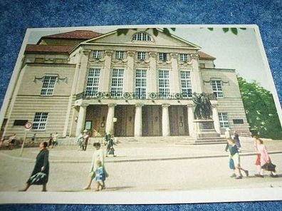 4003 / Ansichtskarte-- Weimar Nationaltheater