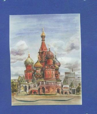 3D Karte Basilius- Kathedrale in Moskau