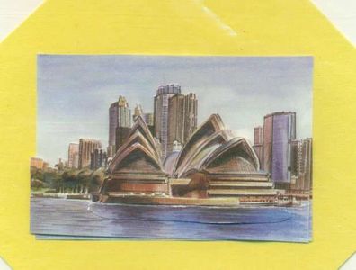 3D Karte Opern-Haus in Sydney Australien