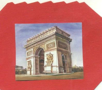 3D Karte Arc de Triomphe in Frankreich