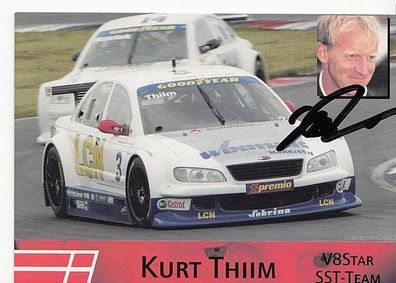 Kurt Thiim Autogrammkarte Original Signiert Motorsport + A46569