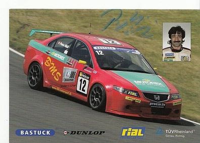 Peter Rikli Autogrammkarte Original Signiert Motorsport + A46582