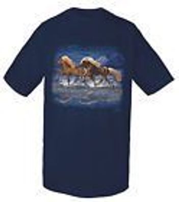 Kinder-T-Shirt mit Print - Isländer - 08242 dunkelblau - aus der ©Kollektion Bötze