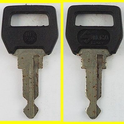 Silca NE23P mit Kunststoffkopf - KFZ Schlüsselrohling mit Lagerspuren !