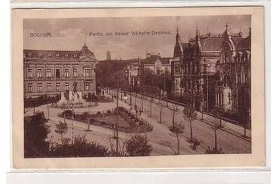21890 Feldpost Ak Bochum Partie am Kaiser Wilhelm Denkmal 1917