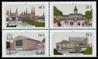 BERLIN Zusammendruck Nr V772-775 postfrisch Viererblock S95AB46