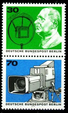 BERLIN Zusammendruck Nr S456 + 458 postfrisch SENKR PAAR S95AB8E