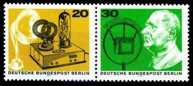 BERLIN Zusammendruck Nr W455 + 456 postfrisch WAAGR PAAR S95ABA6