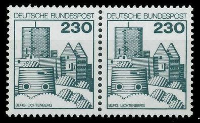 BRD DS BURGEN U. Schlösser Nr 999 postfrisch WAAGR PAAR X906DD2