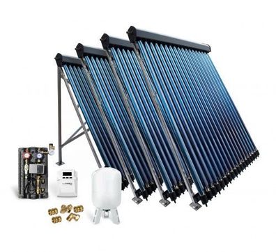 Röhrenkollektor Solarpaket Vakuumröhrenkollektor HP30-4 19,56 m² Solaranlage