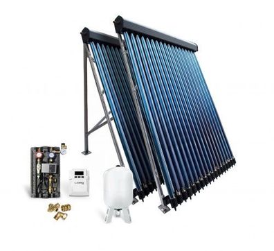 Röhrenkollektor Solarpaket Vakuumröhrenkollektor HP22-2 7,22 m² Solaranlage