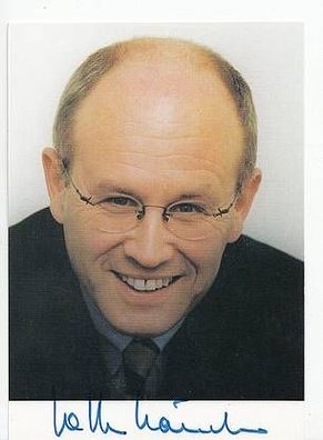 Volker Kauder Autogrammkarte Original Signiert + 7588