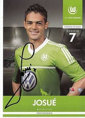 Josue VFL Wolfsburg 2012-13 Autogrammkarte + A46659
