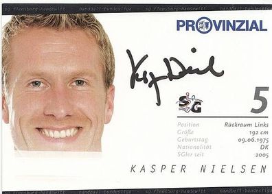 Kasper Nielsen SG Flensburg-Handewitt TOP AK Original Signiert Handball + A46702