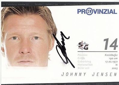 Johnny Jensen SG Flensburg-Handewitt TOP AK Original Signiert Handball + A46707