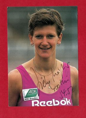 Heike Meißner (Leichtathletik - Läuferin) - persönlich signiert
