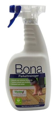 Bona Wood Floor Parkettreiniger Sprühreiniger 1 L gewachst lackiert