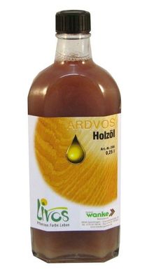 Livos Ardvos Holzöl 266 250 ml für Laub-und Nadelholz innen