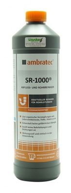 Ambratec SR-1000 1 L Totalreiniger für Abflusssysteme und Rohrleitungen