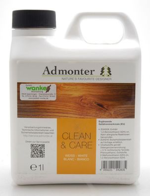 Admonter Clean & Care Weiß für weiße und helle Böden 1 L