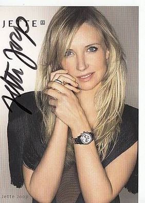 Jette Joop Autogrammkarte Original Signiert Model + 65970