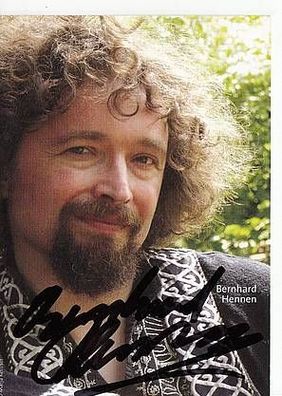 Bernhard Hennen Autogrammkarte Original Signiert Schriftsteller + 66005