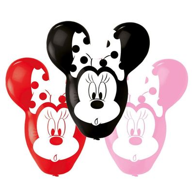 4 Latex XXL Ballons Disney Minnie Mouse Maus Giant Ears 55,8cm Formballons