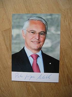 Niedersachsen Minister SPD Peter-Jürgen Schneider - handsigniertes Autogramm!!!