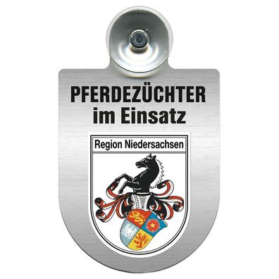 Einsatzschild Windschutzscheibe incl. Saugnapf - Pferdezüchter im Einsatz - 309389 R