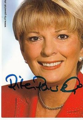 Rita Pawelski CDU Autogrammkarte Original Signiert + 7694