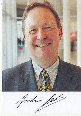 Joachim Spatz MdB Autogrammkarte Original Signiert + 7816