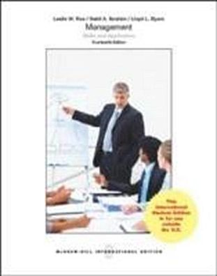 Management: Skills & Application (International Edition), Leslie W. Rue, Ll ...