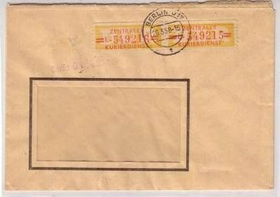 24726 seltener DDR Brief Zentraler Kurierdienst 1958