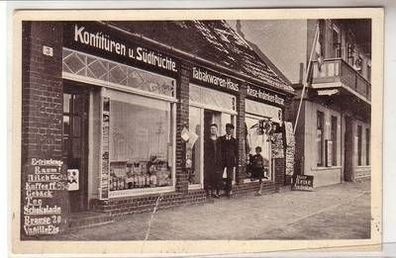 57928 Ak Cuxhaven Kolonialwarenladen von F. Clasen 1930
