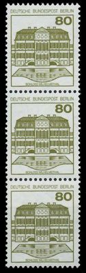BERLIN DS BURGEN U. Schlösser Nr 674AR postfrisch 3ER S X90F30A