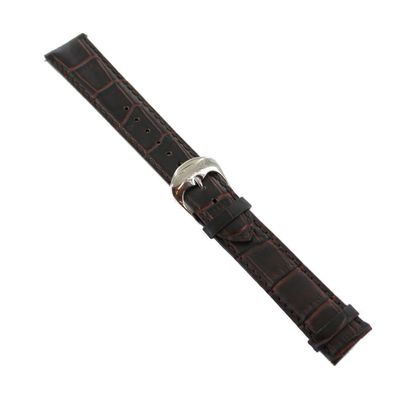 Ingersoll Ersatzband für Uhren Leder braun Kroko Dornschl. SI 20 mm