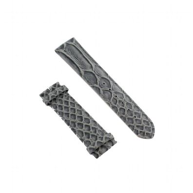 Ingersoll Ersatzband für Uhren Leder grau Kroko 20 mm