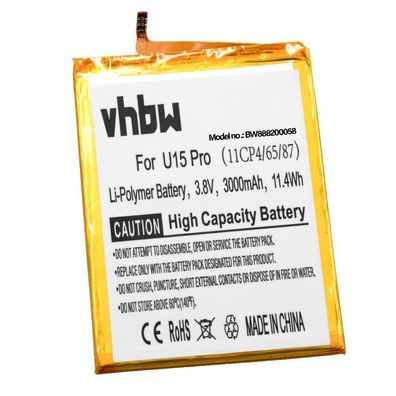 7525 original vhbw® AKKU BATTERIE 3.7V 3000mAh für PSION Teklogix 1050494 7525