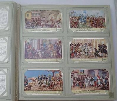 Liebigbilder Niederlande "Geschiedenis van Frankrijk" komplett um 1920 (15/ Di 1000i)