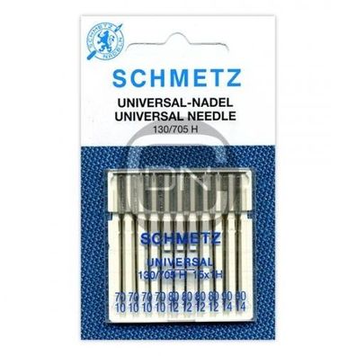 Universal Nadel Sortiment Stärke 70 80 90, 10er Pack (Schmetz)