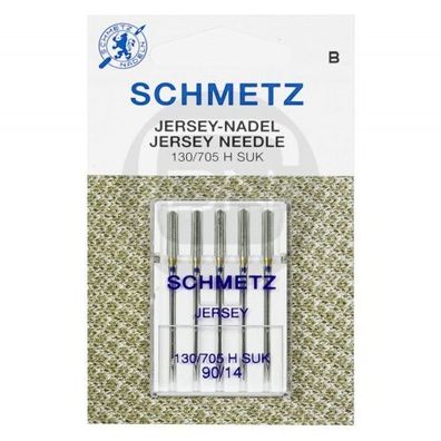 Jersey Nadel Stärke 90 5er Pack Schmetz