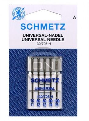 Universal Nadel Sortiment Stärke 70 80 90 100, 5er Pack Schmetz