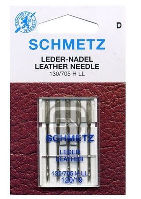 Ledernadel Stärke 120 5er Pack Schmetz