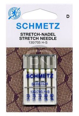 Stretch Nadel Sortiment Stärke 75 90, 5er Pack (Schmetz)