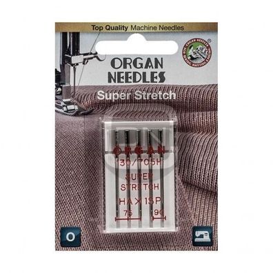Super Stretch Nadel Stärke 75 90, 5er Pack (ORGAN)
